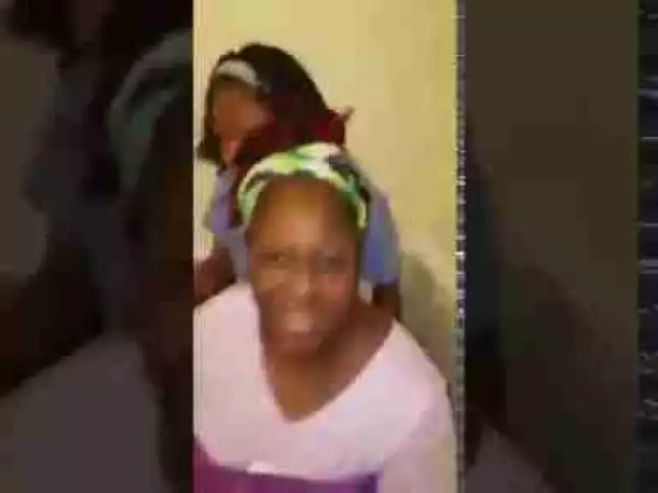 Nigerian Man Videos His Baby Mama Harassing His Mother In The U.S, & She Does This